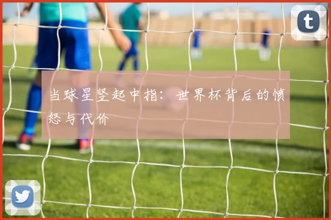 当球星竖起中指:世界杯背后的愤怒与代价