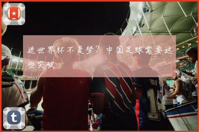 进世界杯不是梦？中国足球需要这些突破